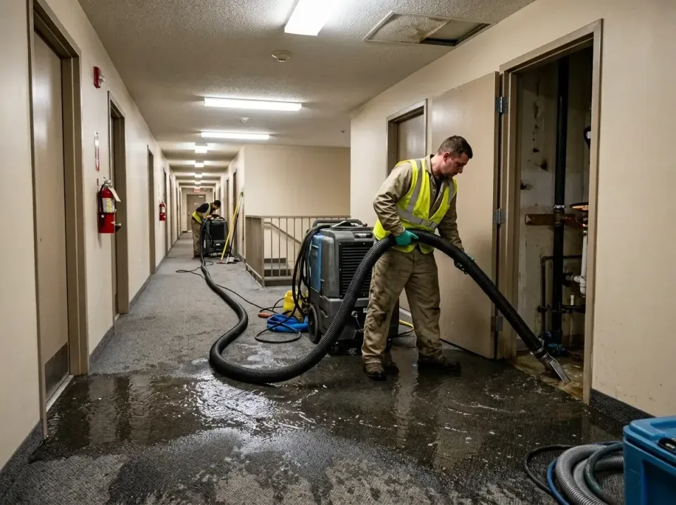 multi-unit-apartment-hallway-f-005 — frequently asked questions, Emergency Burst Pipe Water Extraction & Removal in Hidalgo,…